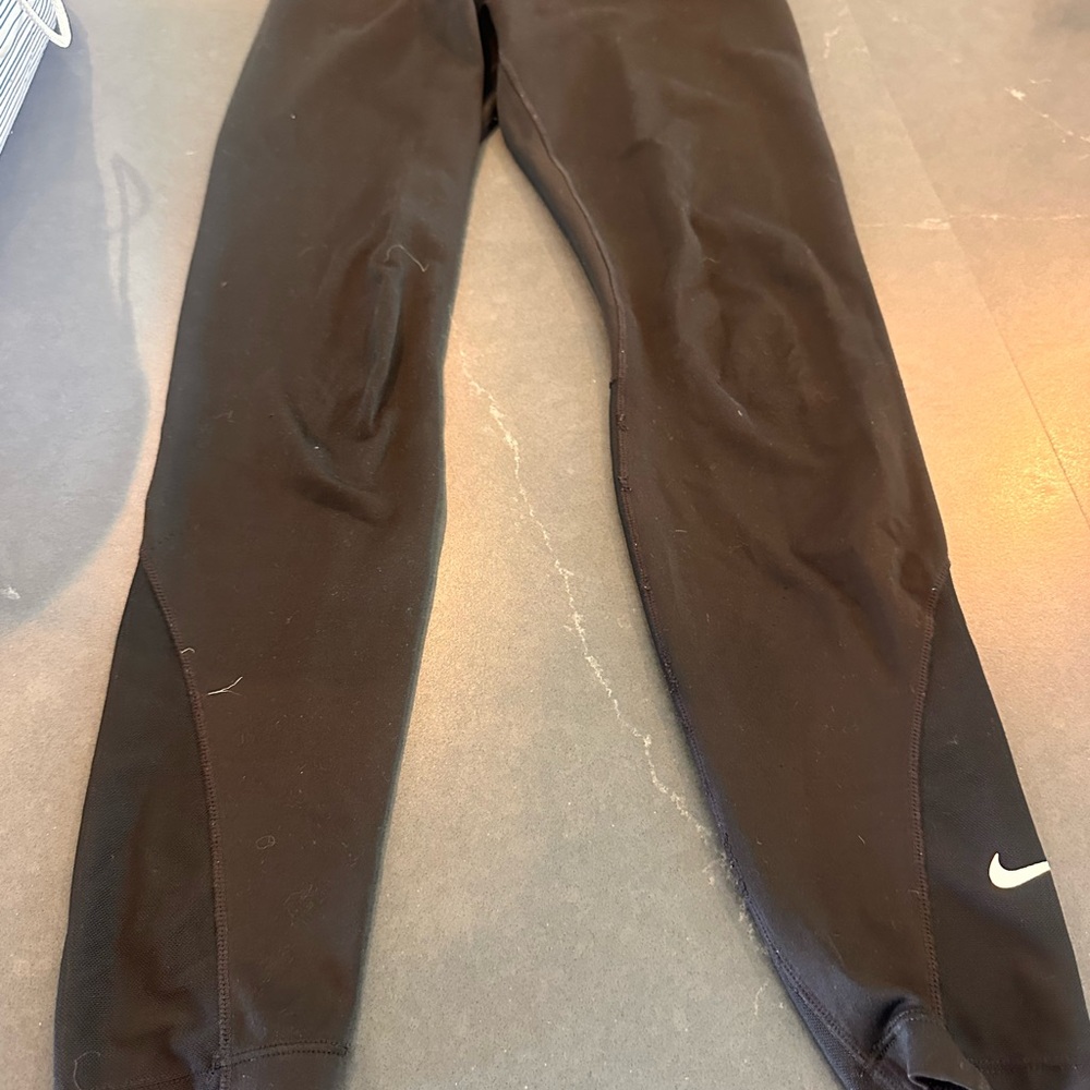 Nike Black Leggings Slim Fit Athletic Wear